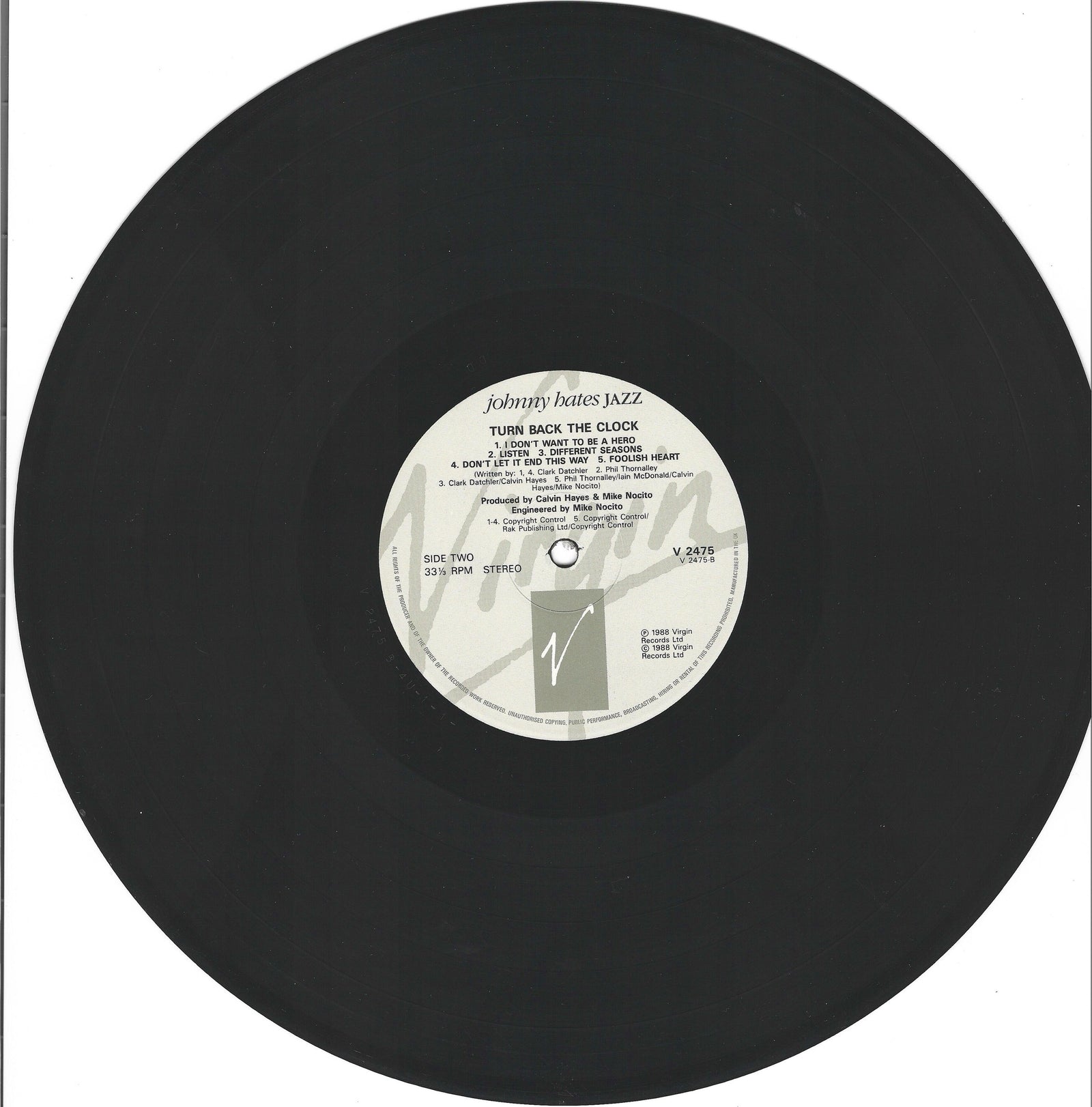 Johnny Hates Jazz – Turn Back the Clock