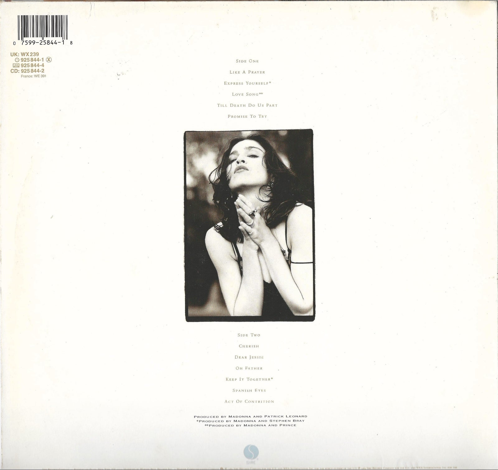 Madonna - Like A Prayer