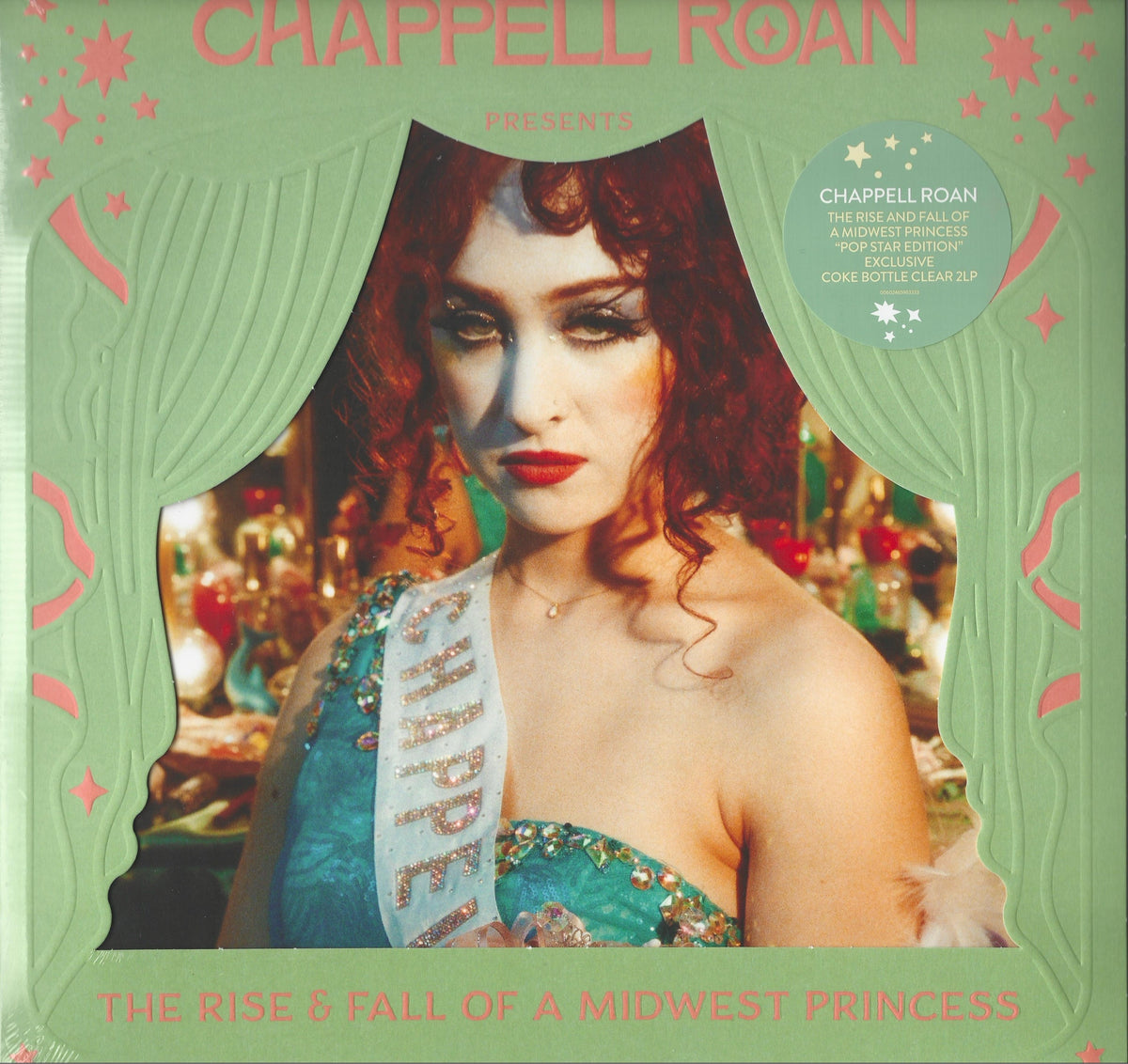 Chappell Roan - The Rise & Fall Of A Midwest Princess - 2LP Coke Bottle Clear Vinyl - 2024