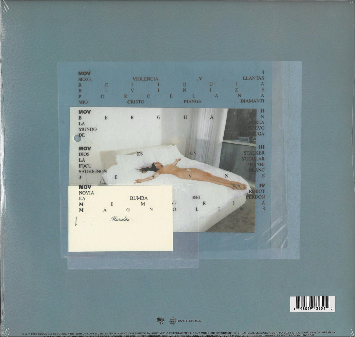 Rosalía - LUX - 2LP Crystal Clear Vinyl - 2025